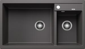 Lavello in granito Blanco METRA 9 500 x 860 mm rock grey 518886