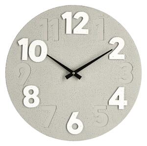 Orologio da Parete Ø40x4,5 cm in Legno Timing Tortora