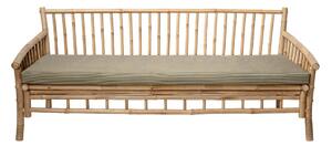 Divano da giardino in bambù di colore beige-naturale Sole - Bloomingville