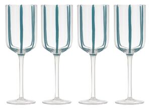 Set di bicchieri da vino 4 pz 350 ml Stripe – Ladelle