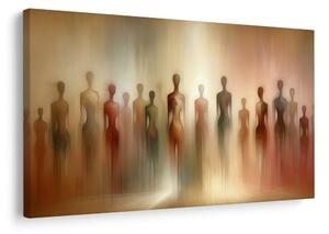 Quadro su tela – Figure astratte nella nebbia