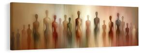 Quadro su tela – Figure nella luce nebbiosa
