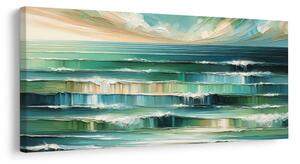 Quadro su tela – Mare calmo e nuvole