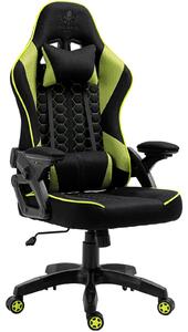 Sedia da gaming - Tessuto - Ergonomica - Braccioli 2D - Schienale 120 gradi - Max 130 kg