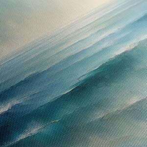 Quadro su tela – Mare blu all'alba