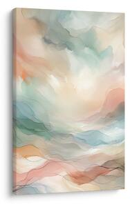 Quadro su tela – Onde pastello delicate
