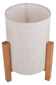 Näve Lampada da tavolo 3193, legno, tessuto di lino, altezza 32cm