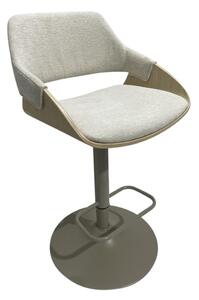 Sgabello Bar 50.5x50.5x90.5/111 cm in Poliestere Roxanne Moon Moon