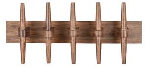 Attaccapanni in legno di mango in colore naturale Jakub - Dutchbone