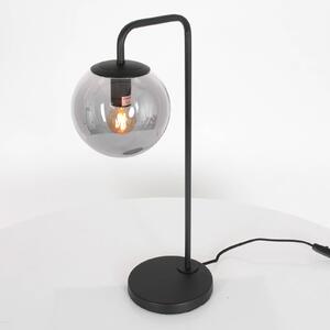 Steinhauer Bollique lampada da tavolo paralume vetro fumè