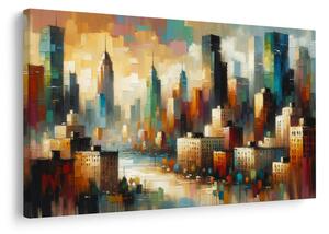 Quadro su tela – Paesaggio urbano moderno