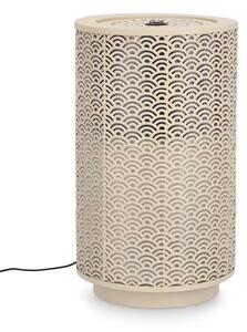 Fontana con Led Ø30x51,5 cm in Metallo Akira Beige