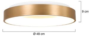 Steinhauer Ringlede plafoniera LED 2.700 K Ø 48 cm oro
