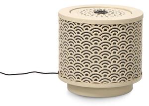 Fontana con Led Ø25x23 cm in Metallo Akira Beige