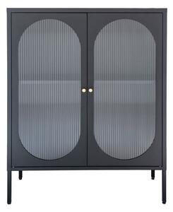 Vetrina in metallo nero 90x110 cm Adelaide - House Nordic