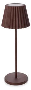 Lampada da Tavolo Ø12,5x36 cm in Metallo Artika Marrone