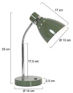 Steinhauer Spring lampada da tavolo braccio regolabile, verde