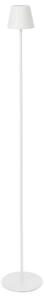 Lampada da Terra a Led Ø17x115 cm in Metallo Etna Bianca