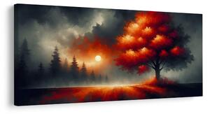 Quadro su tela – Albero della vita al tramonto