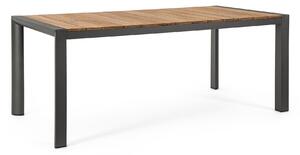 Tavolo da Giardino 180x90x75 cm in Alluminio Cameron Antracite