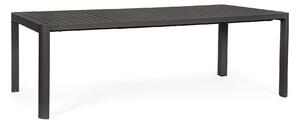 Tavolo Allungabile da Giardino 180/240x100x77.5 cm in Alluminio Kiplin Antracite