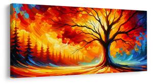 Quadro su tela – Albero della vita autunnale