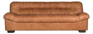 Divano marrone cognac con rivestimento in pelle 214 cm Douglas – Dutchbone