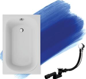 BADLAND vasca rettangolare Mini 100x65 con set di scarico e piedini GRATUITI senza rivestimento
