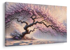 Quadro su tela – Albero della vita fiorito
