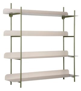 Mensola verde/grigia in metallo con ripiani multipli 60 cm Reina Cuatro – PT LIVING