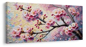 Quadro su tela – Ramo di ciliegio in fiore
