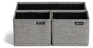 Set di organizer per cassetti in tessuto 3 pz Soft Storage – Bigso