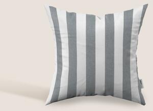 Righe cuscino cotone rigato disponibile in diverse colorazioni grigio