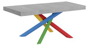 Tavolo Allungabile 120/224x90x77 cm Volantis Premium Cemento
