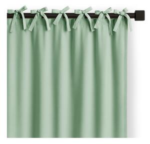 Tenda parzialmente oscurante color menta 140x250 cm Carli Tie – Restilo