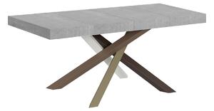 Tavolo Allungabile 120/224x90x77 cm Volantis Premium Cemento