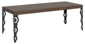 Tavolo Allungabile 160/264x90x77 cm Karamay Premium Noce