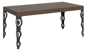 Tavolo Allungabile 90/246x90x77 cm Karamay Premium Noce
