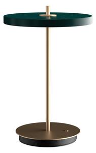 Lampada da tavolo dimmerabile a LED verde con paralume in metallo (altezza 31 cm) Asteria Move - UMAGE