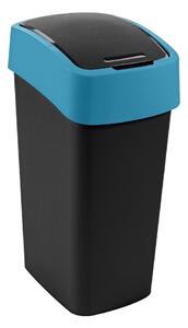 Cestino per la spazzatura nero/blu in plastica per raccolta differenziata 45 l Flip Bin – Curver