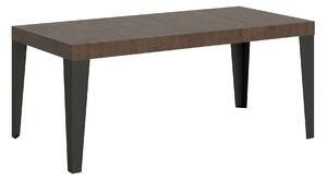 Tavolo Allungabile 90/246x90x77 cm Flame Premium Noce