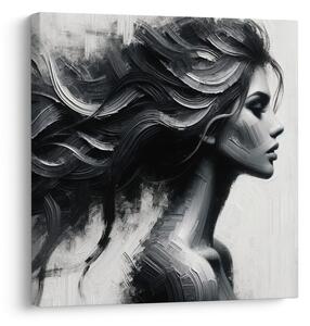 Quadro su tela – Eleganza della bellezza in bianco e nero
