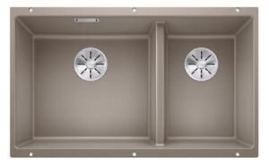 Lavello in granito Blanco SUBLINE 430/270-U 460 x 755 mm tartufo 523158