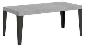 Tavolo Allungabile 90/246x90x77 cm Flame Premium Cemento