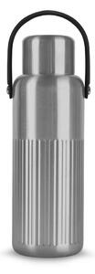 Borraccia termica argentata in acciaio inox 1 l Theo – Sagaform