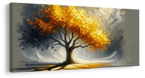 Quadro su tela – Albero della vita splendente in autunno