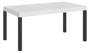 Tavolo Allungabile 120/224x90x77 cm Everyday Premium Bianco Frassino