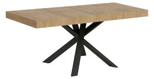 Tavolo Allungabile 90/194x90x77 cm Clerk Premium Quercia Natura