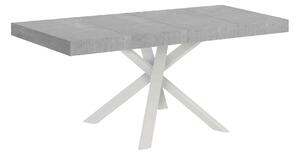 Tavolo Allungabile 90/194x90x77 cm Clerk Premium Cemento
