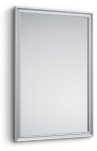 Specchio da Parete 50x70x1,9 cm in Plastica Frieda Argento